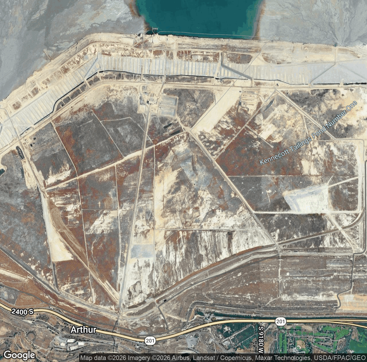 Kennecott Tailings Pond Number One