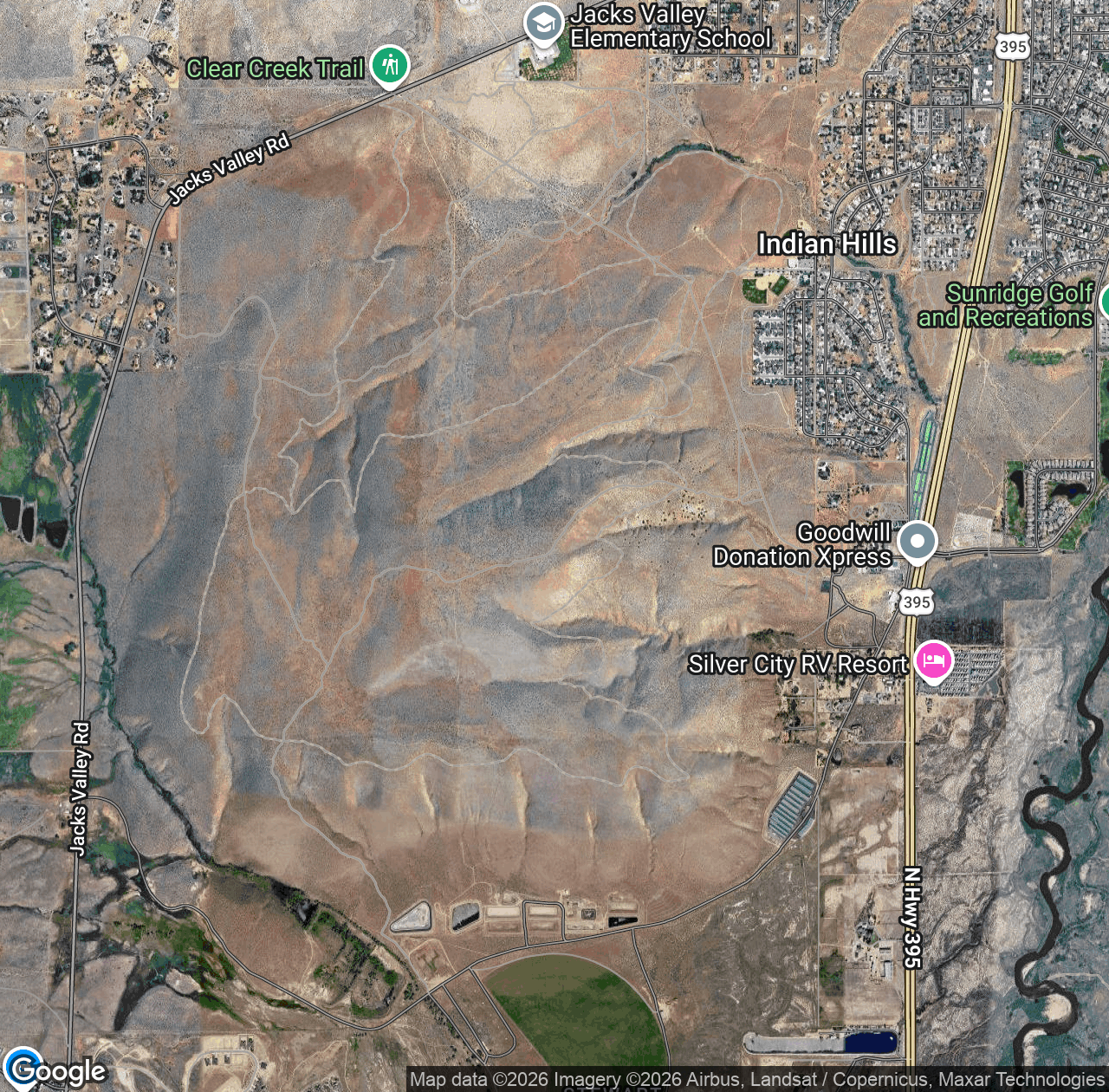 Clear Creek Trail/Jacks Valley Loop