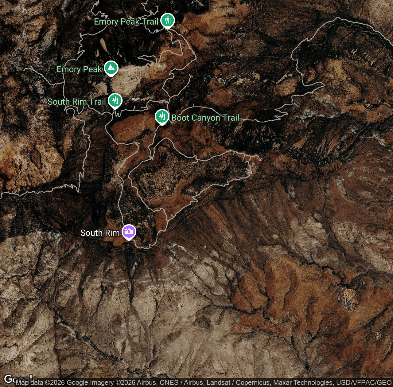 East Rim Campsite Spur Se2