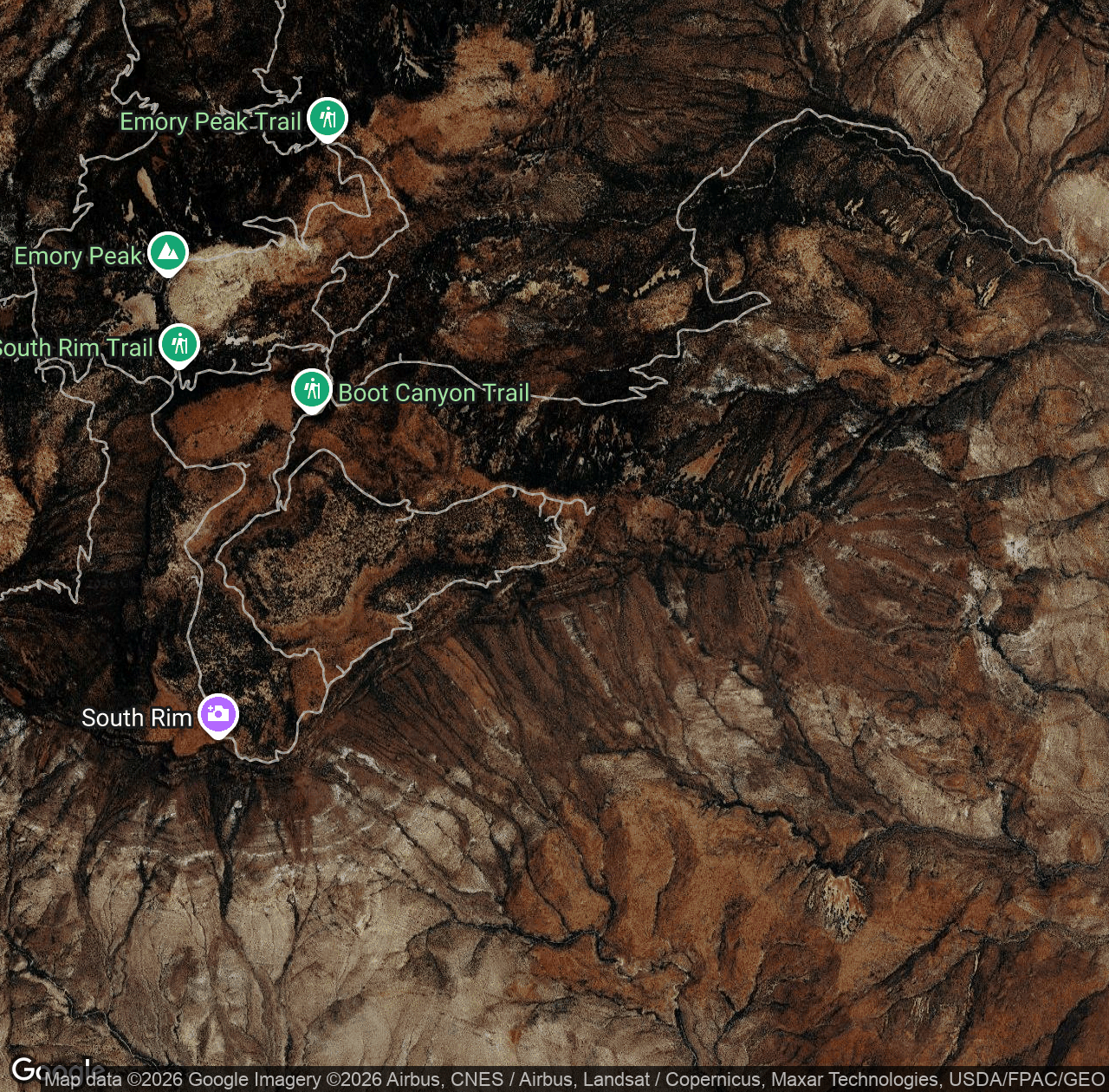 East Rim Campsite Spur Se3