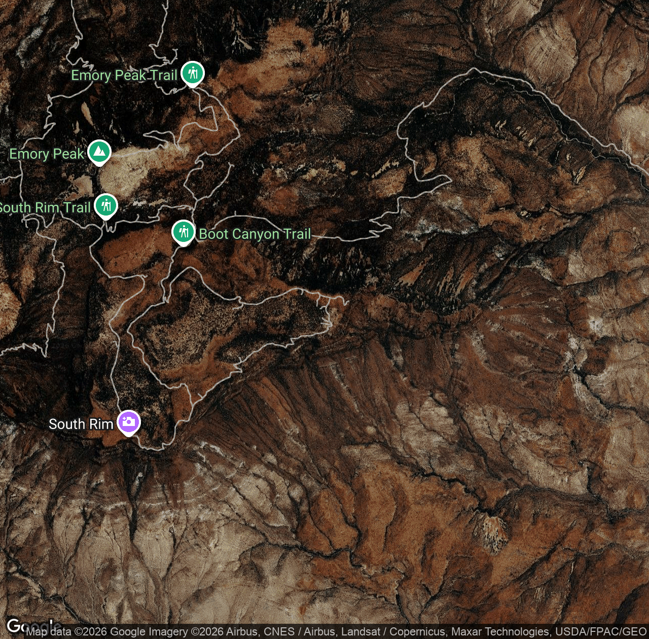 East Rim Campsite Spur Se4