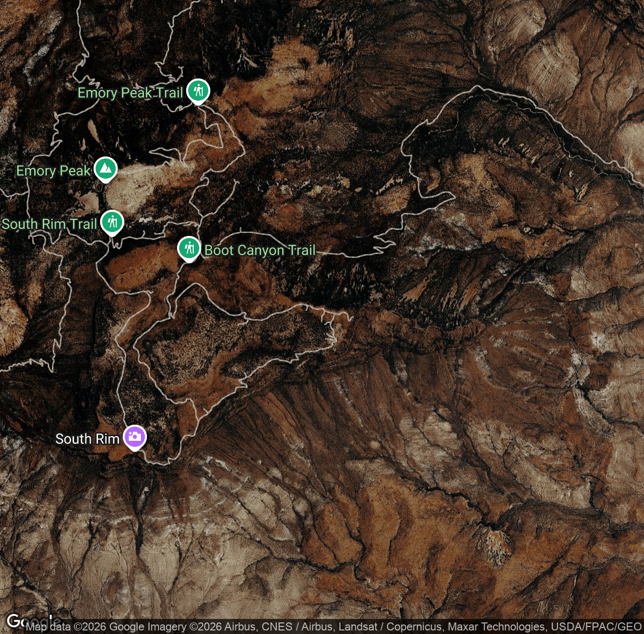 East Rim Campsite Spur Ne3