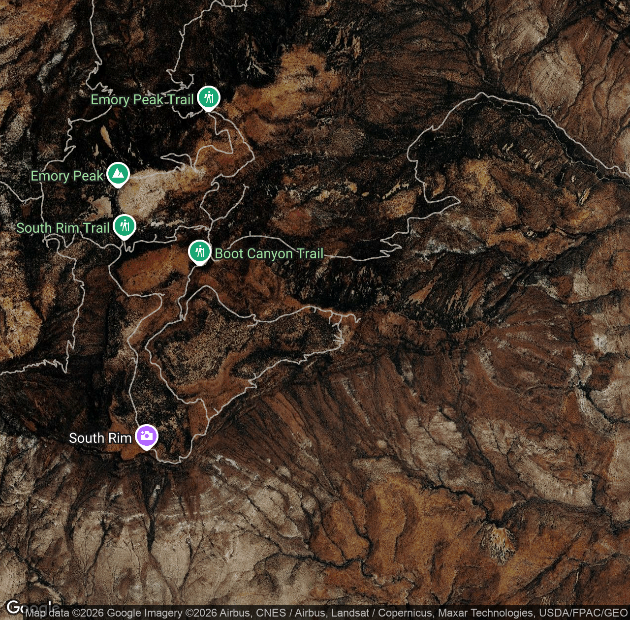East Rim Campsite Spur Ne2
