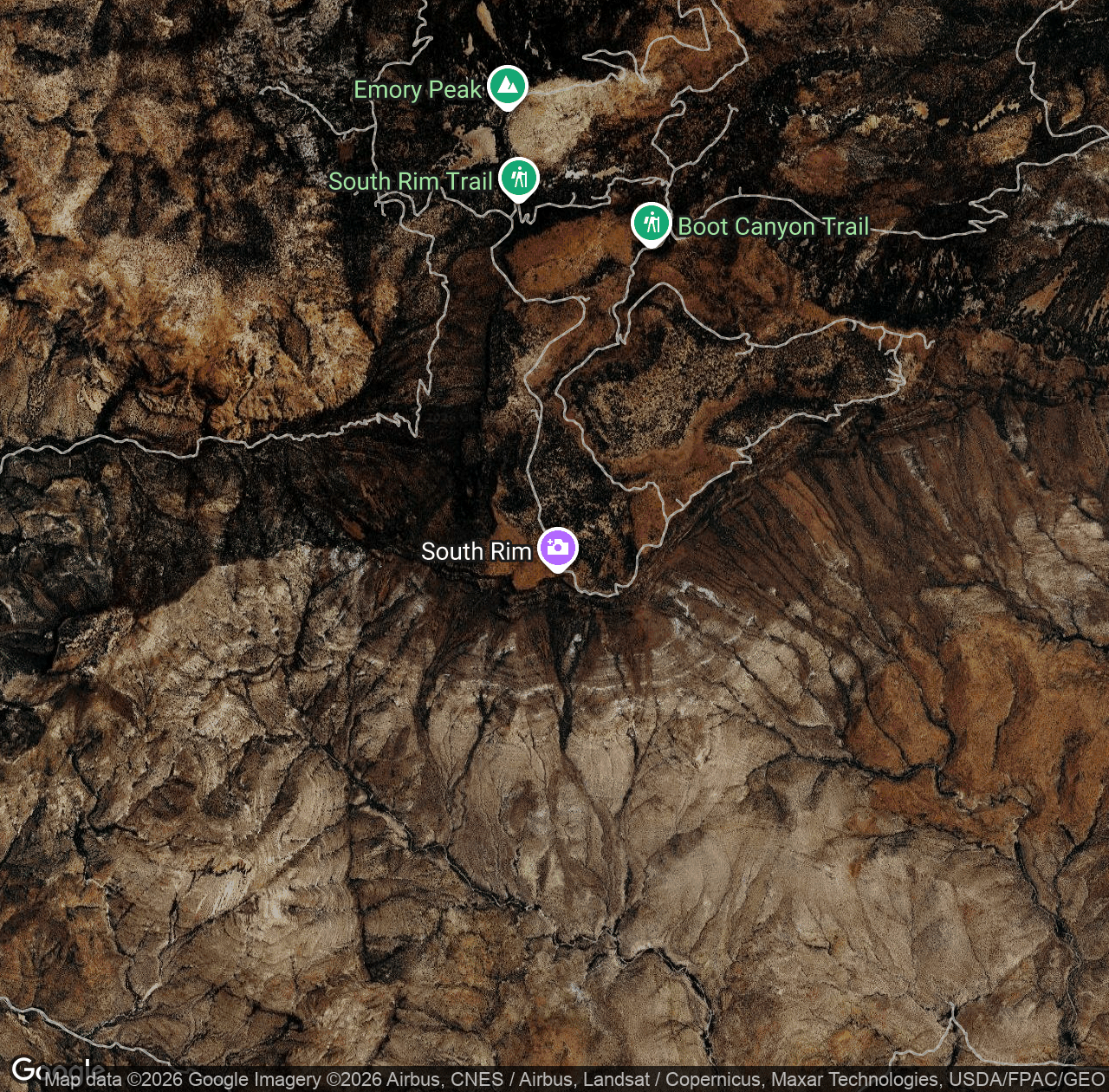 South Rim Campsite Spur Sw4
