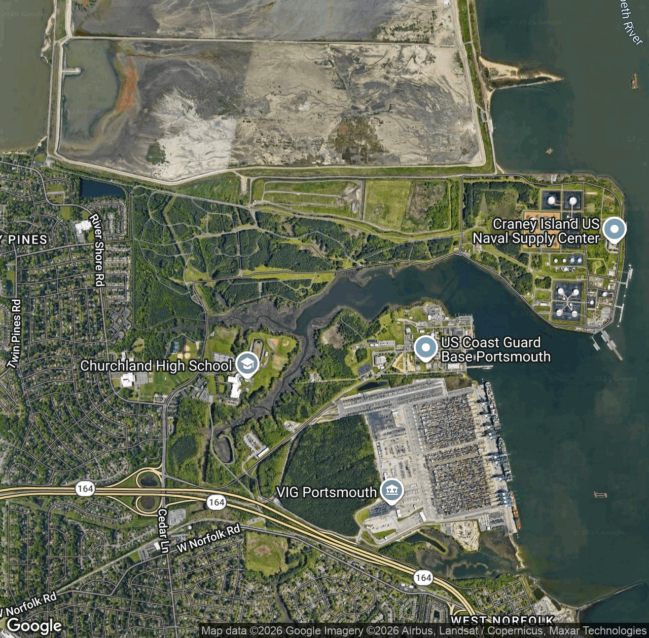 Craney Island Creek