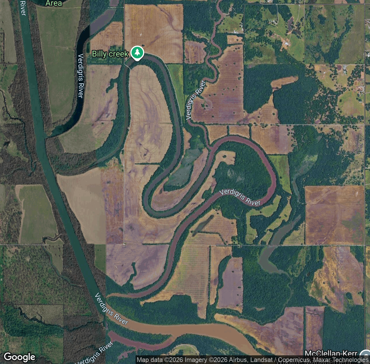 old channel, Verdigris River