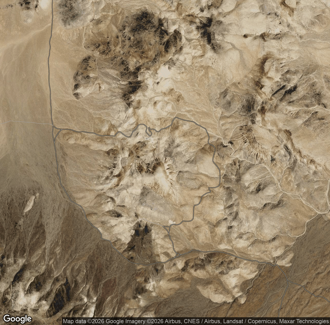 Ubehebe Talc Mine Road