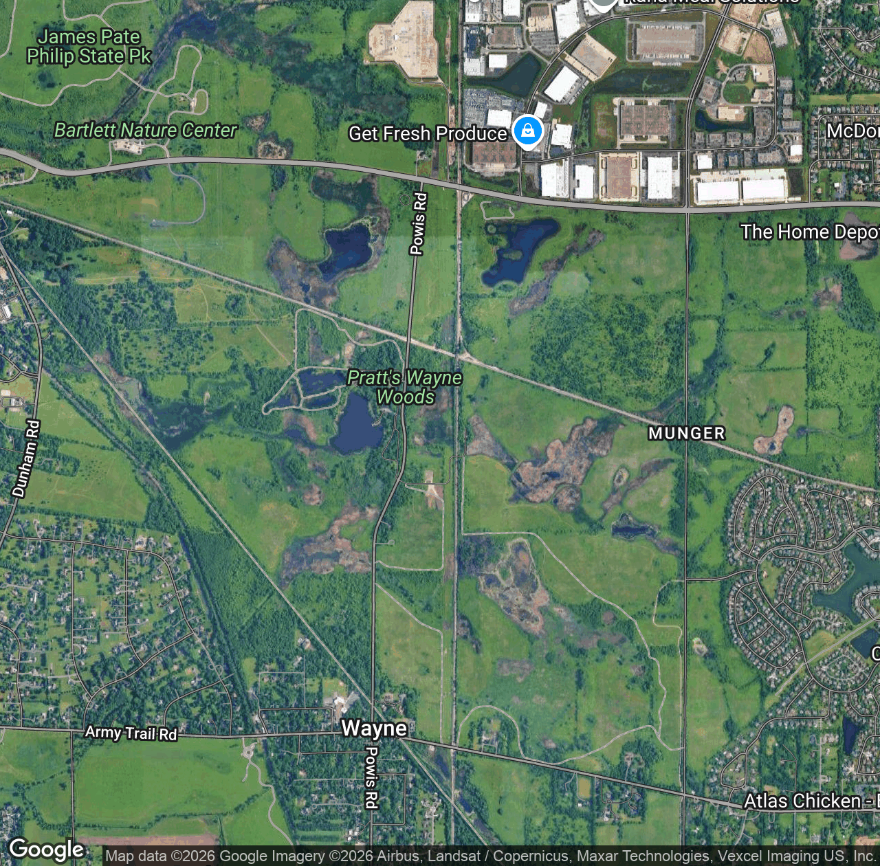 Prattâs Wayne Woods Forest Preserve