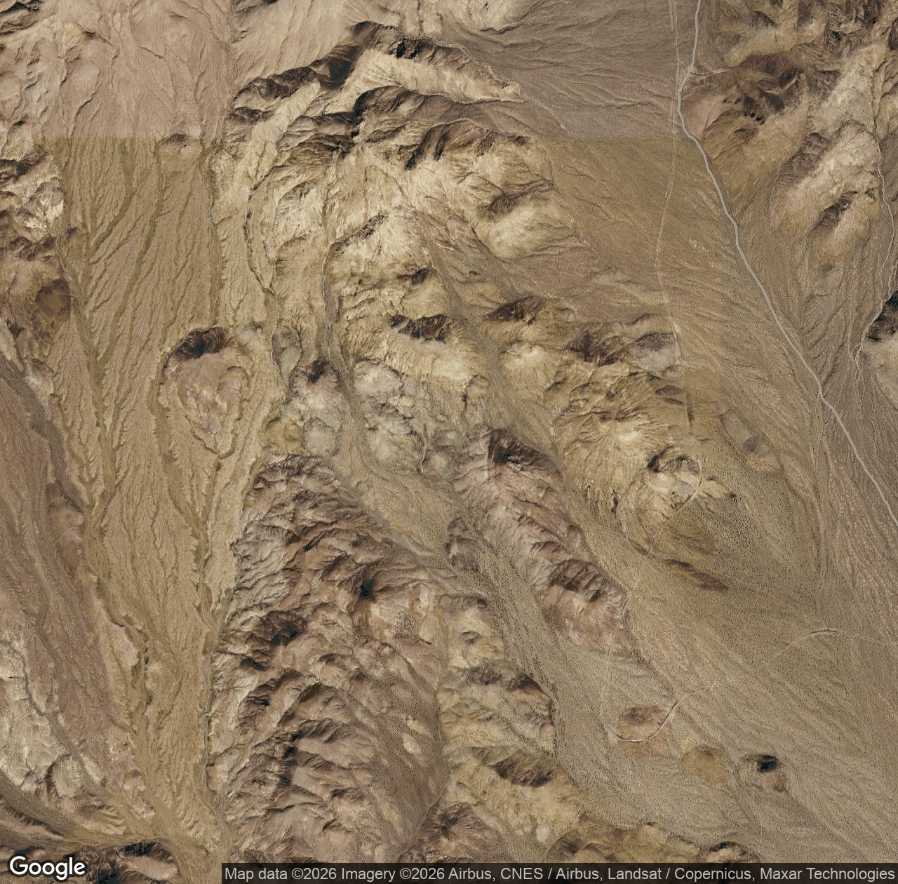 Old Railroad Grade Road West Spur