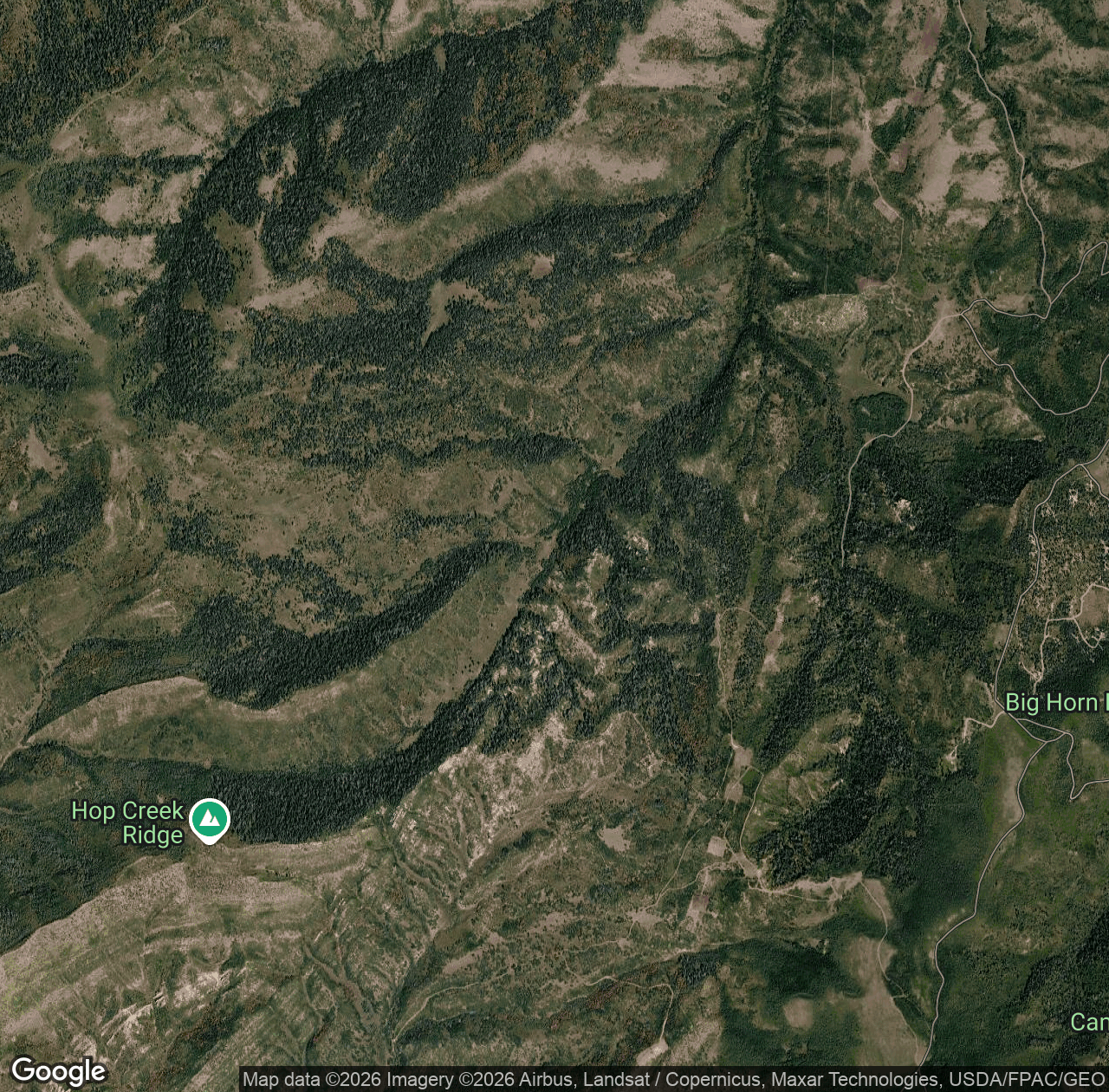 Right Fork of Spencer Canyon