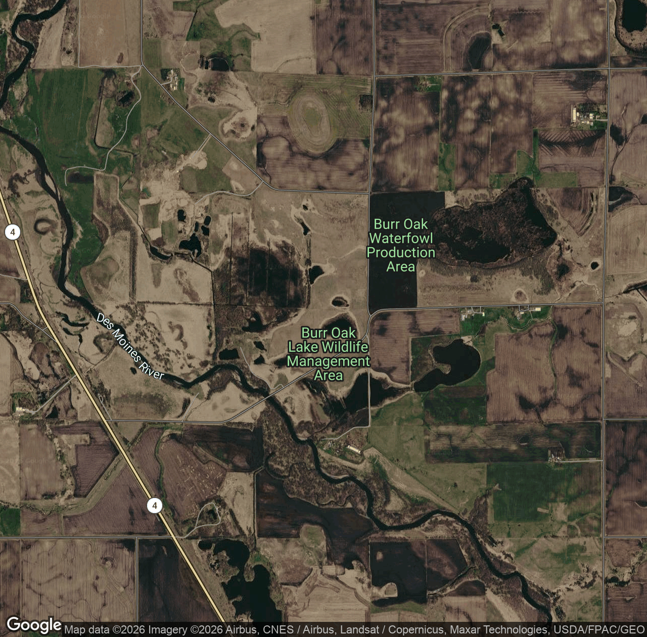 Burr Oak Lake Wildlife Management Area