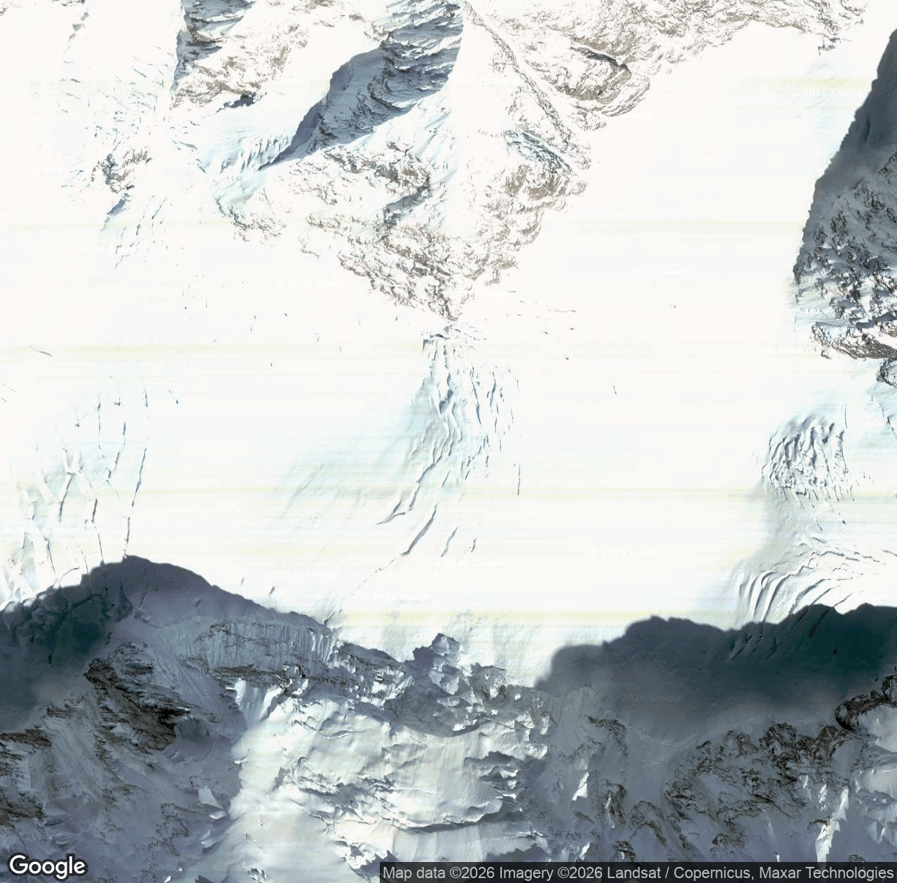 Northeast Fork Kahiltna Glacier