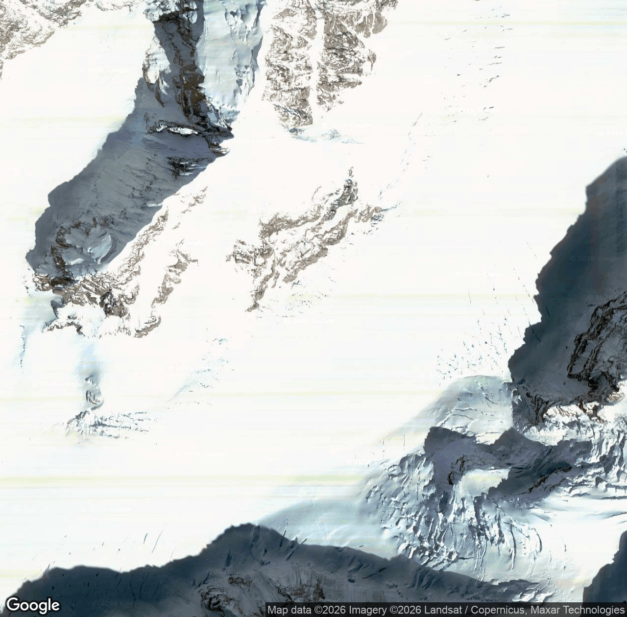 East Fork Kahiltna Glacier