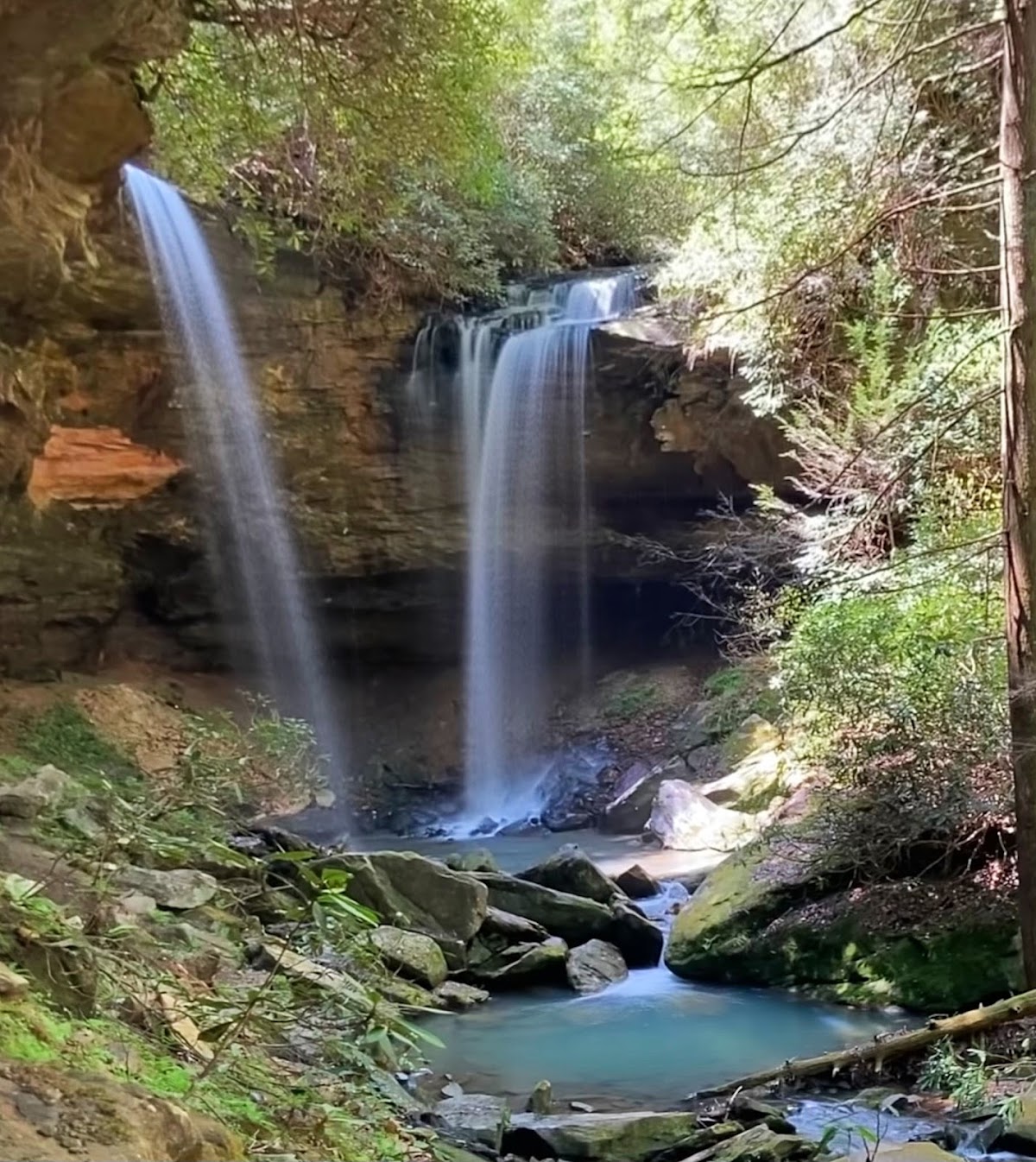 Double Falls Trailhead Road