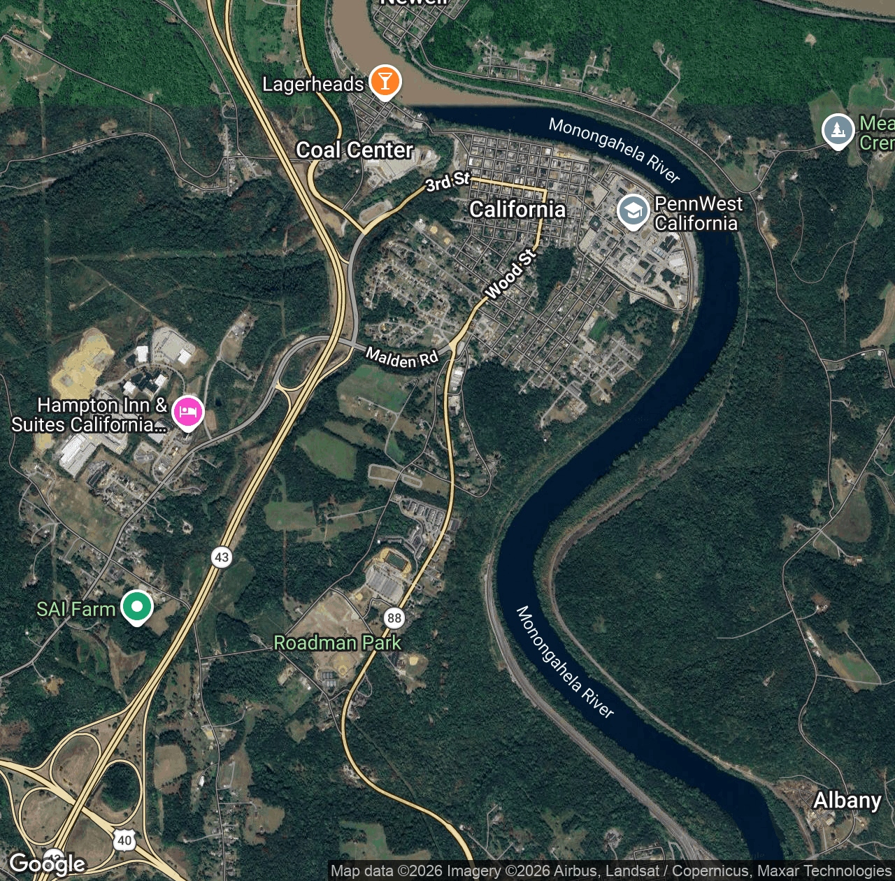 Monongahela River Pool Four