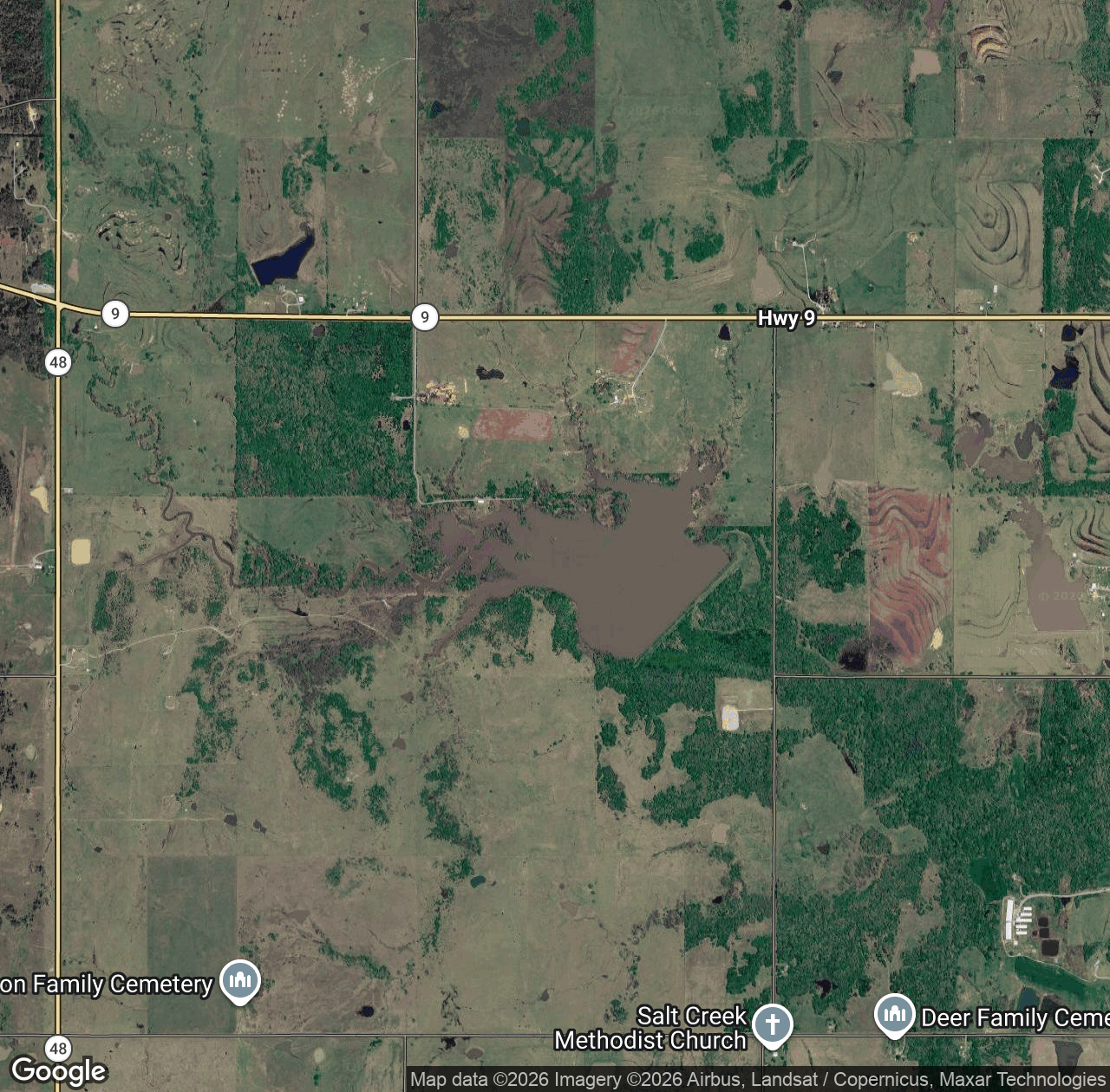 Big Wewoka Creek Site 39 Reservoir