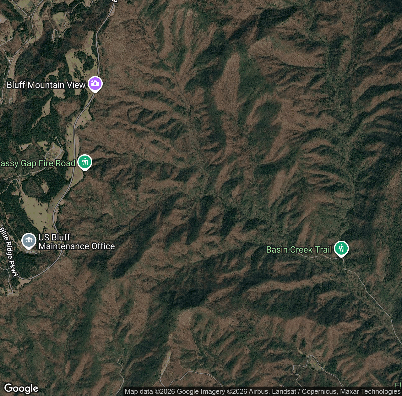 Grassy Gap Fire Road