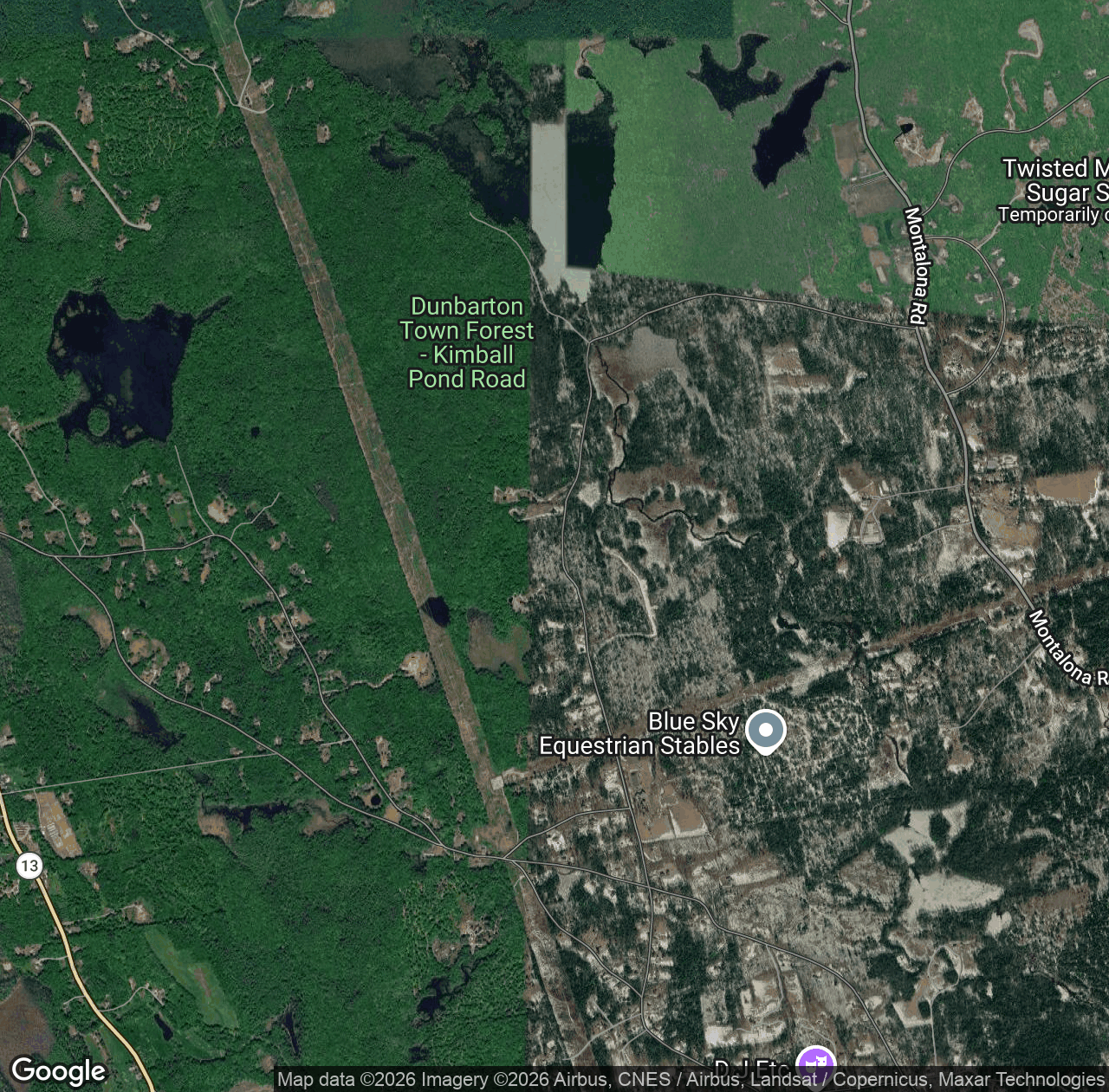 Dunbarton Town Forest - Kimball Pond