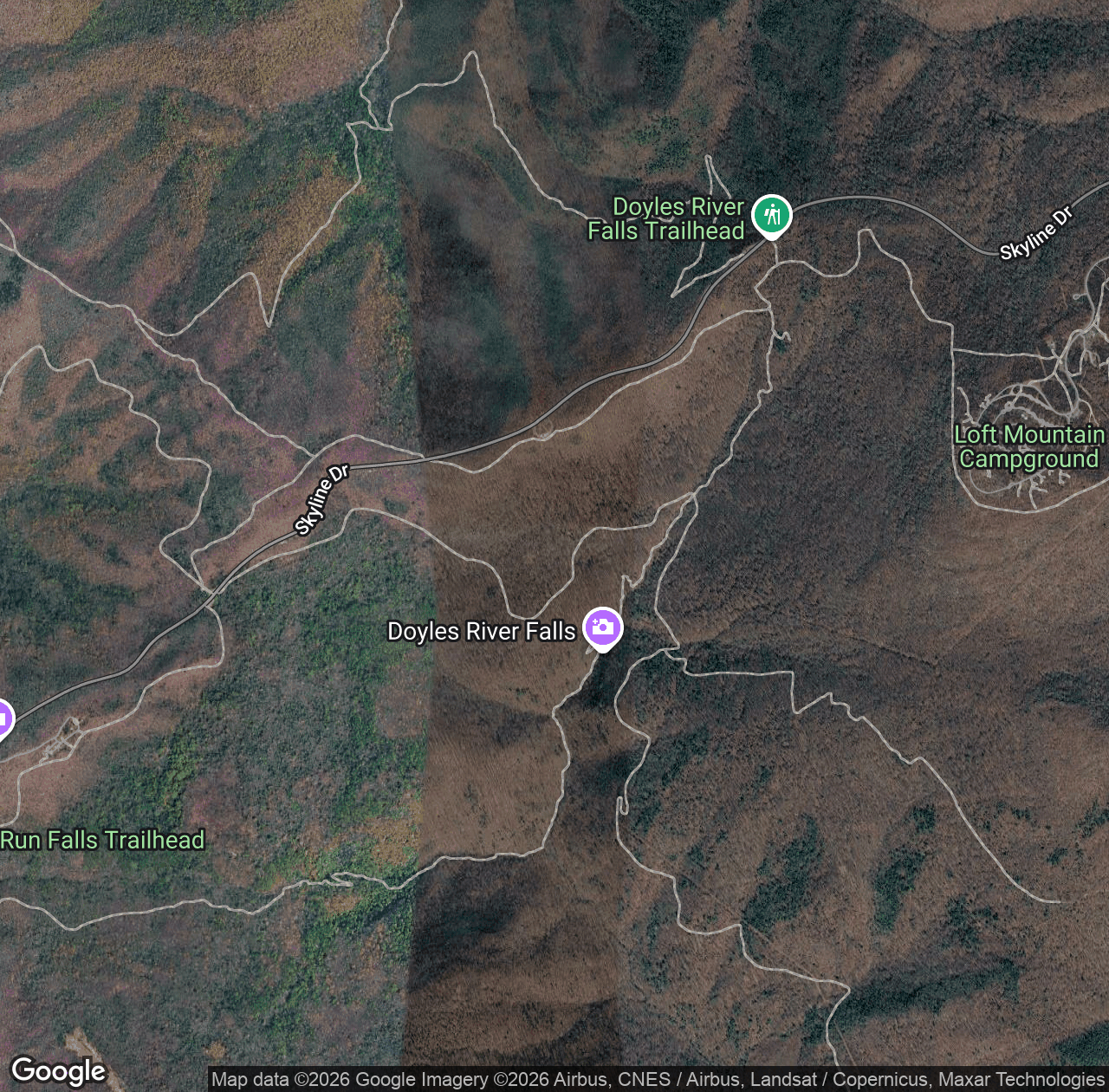 Browns Gap Fire Road