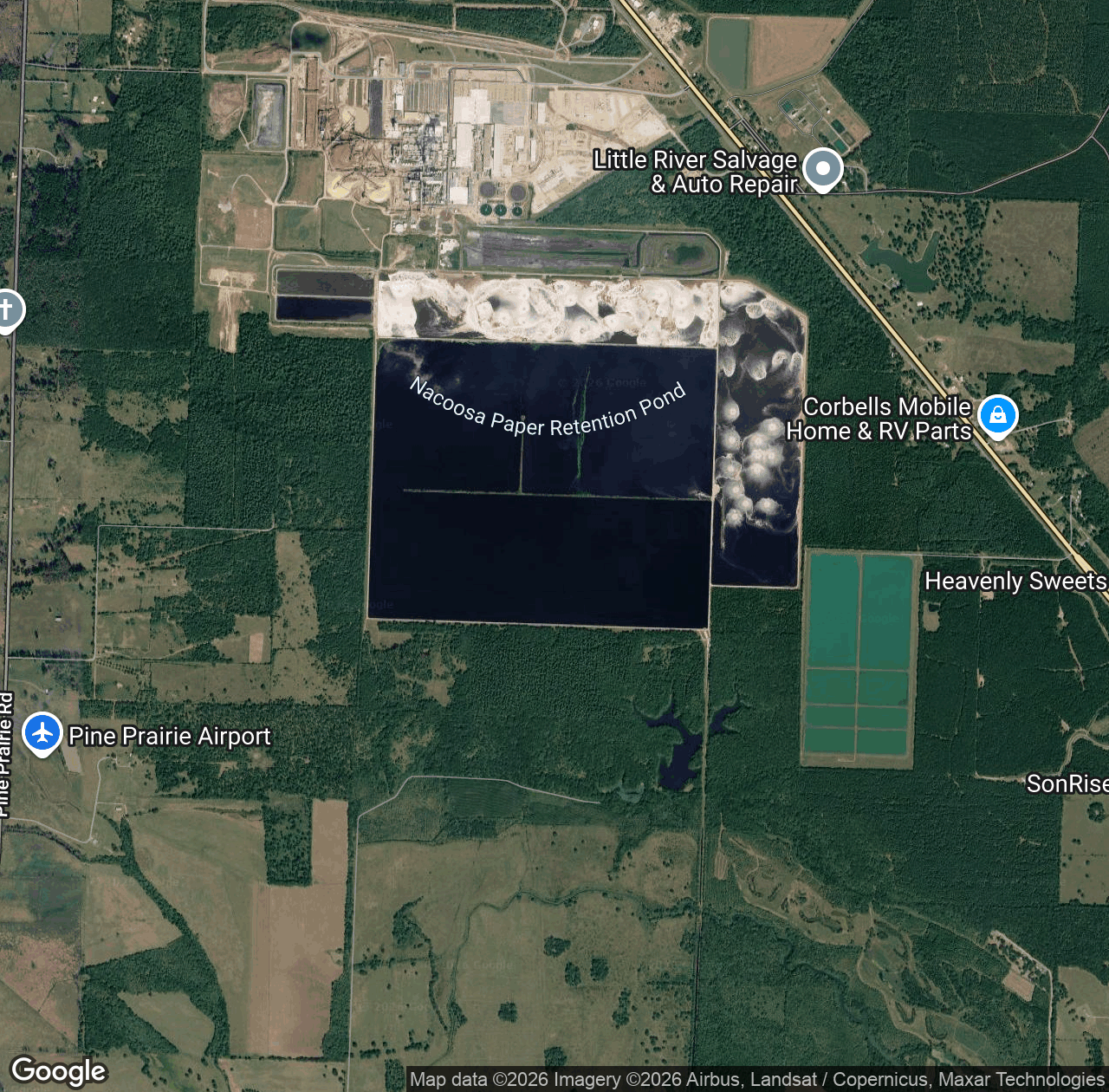 Nekoosa Paper Retention Pond