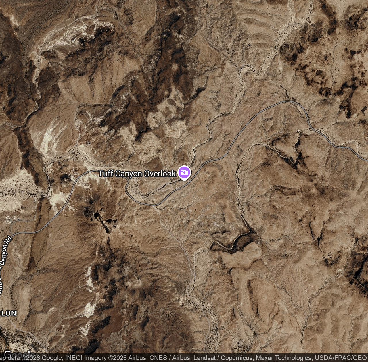 Tuff Canyon East Overlook