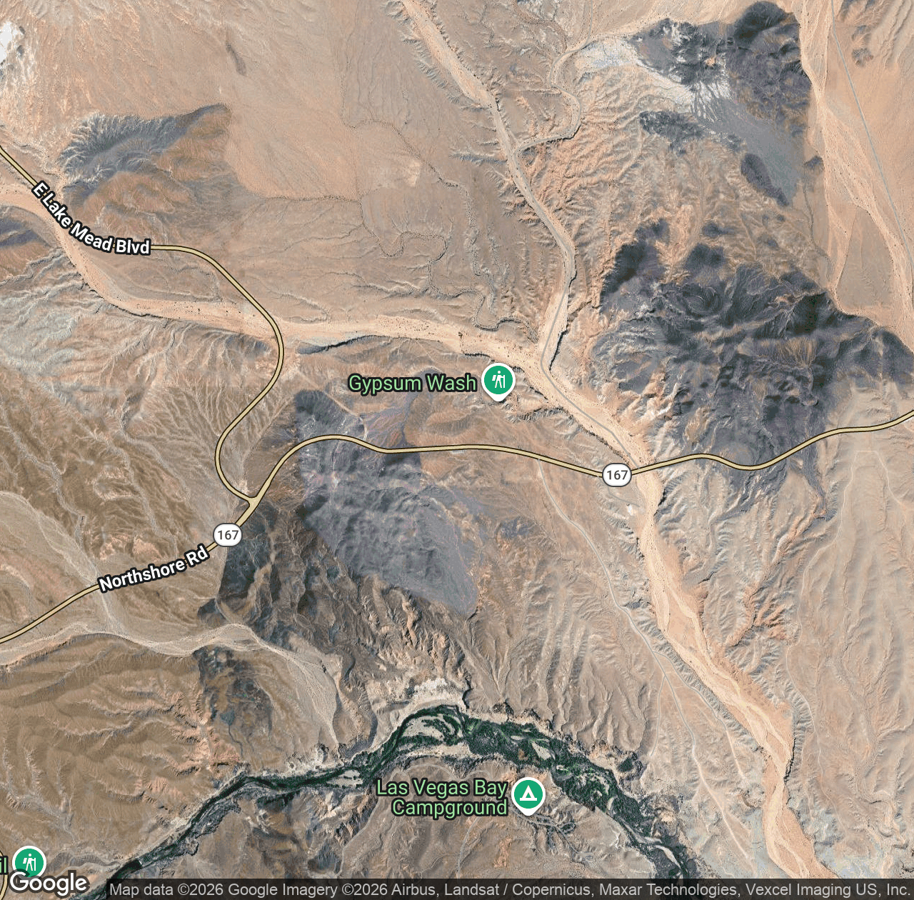 LV Milepost 4 Overlook Parking