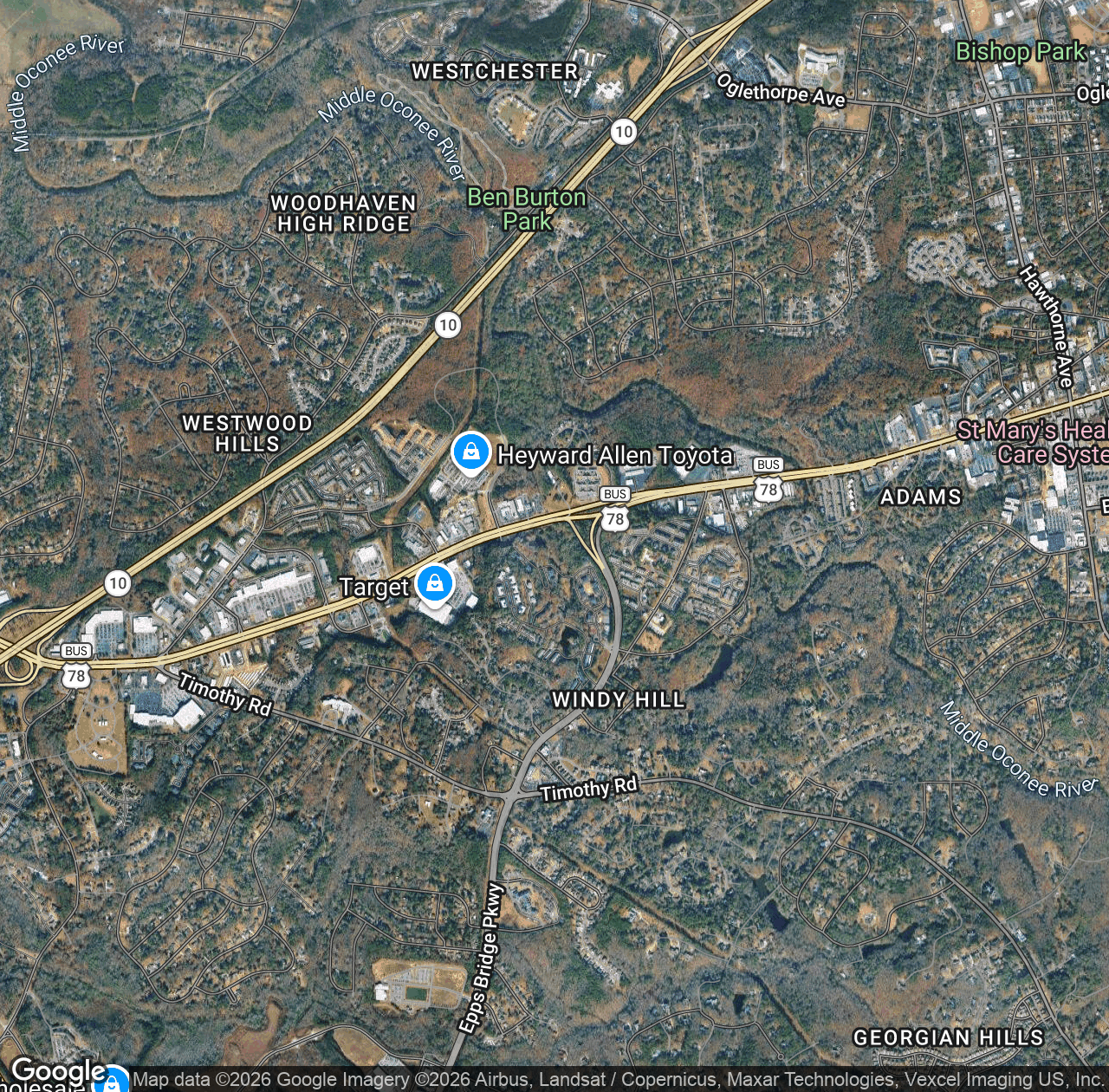 Middle Oconee River