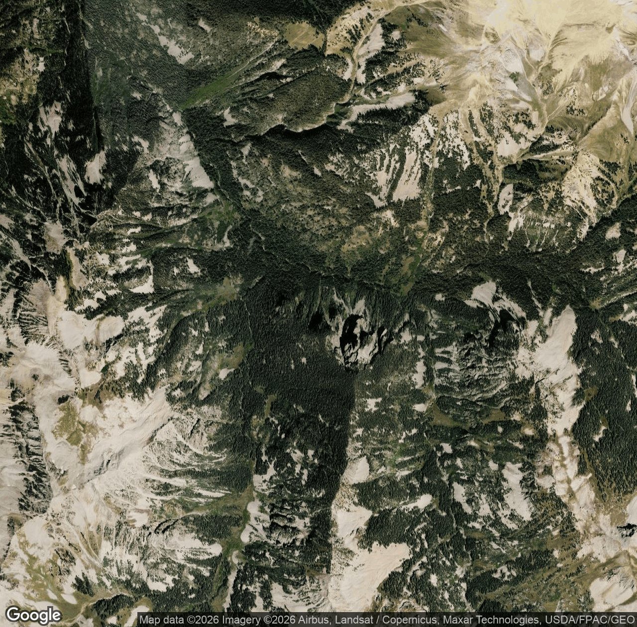 Avalanche/Silver Creek Trail 1959