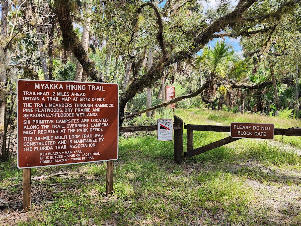 Myakka Hiking Trail