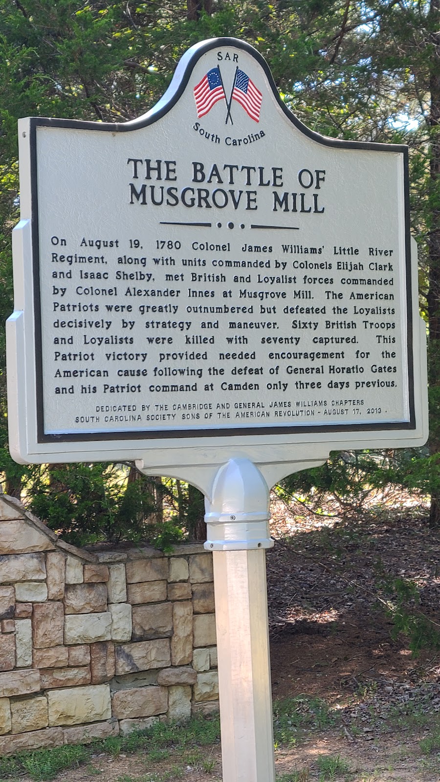 Battle of Musgrove Mill State Historic Site