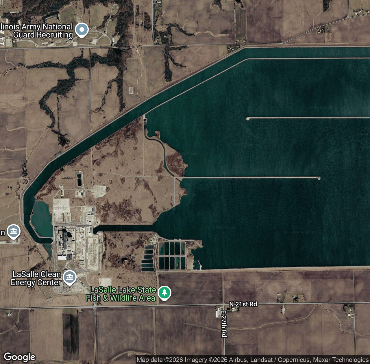 LaSalle County Nuclear Station Cooling Pond