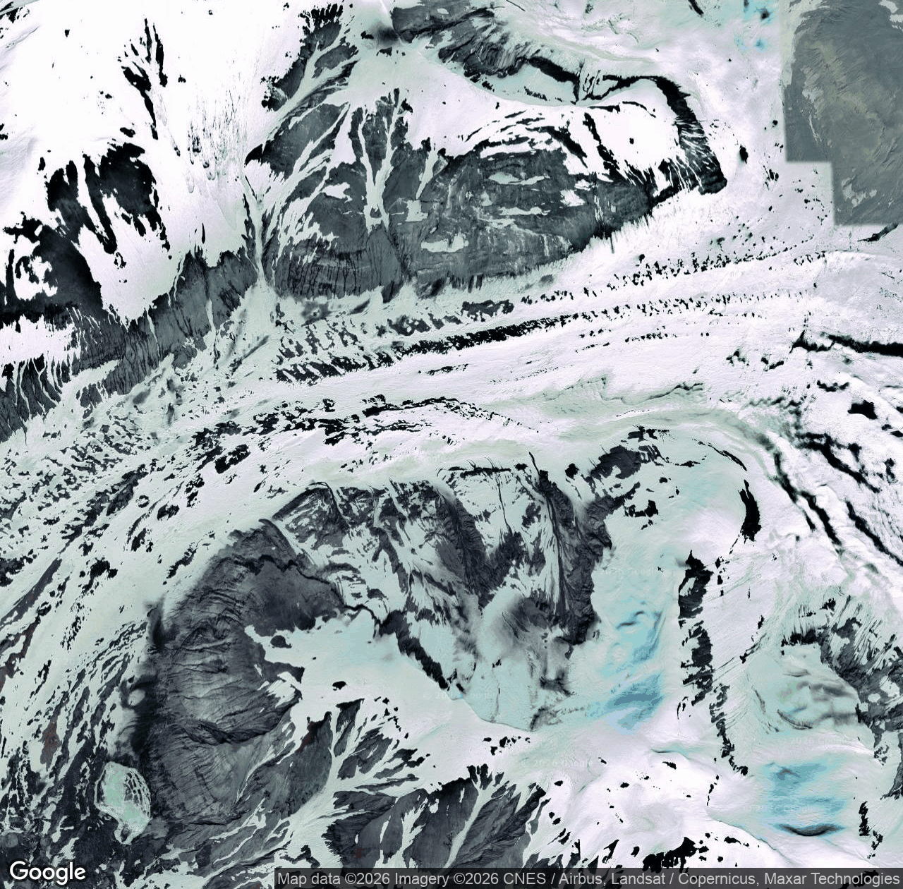 Orange Glacier