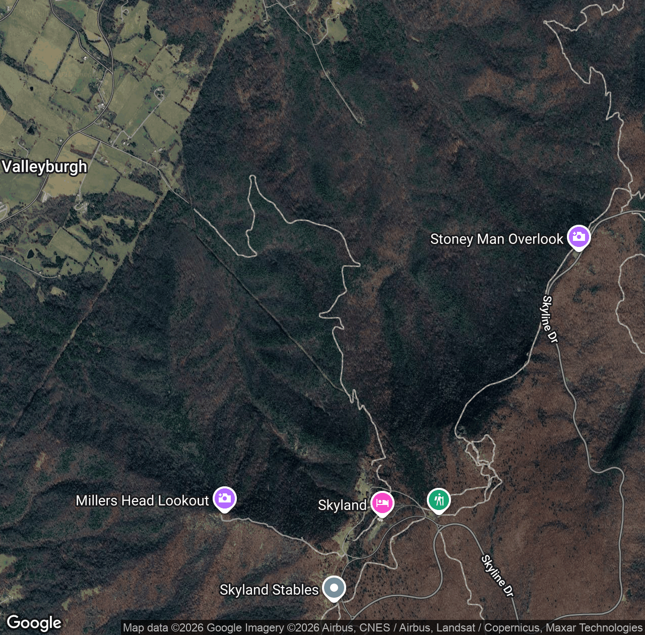 Skyland Fire Road
