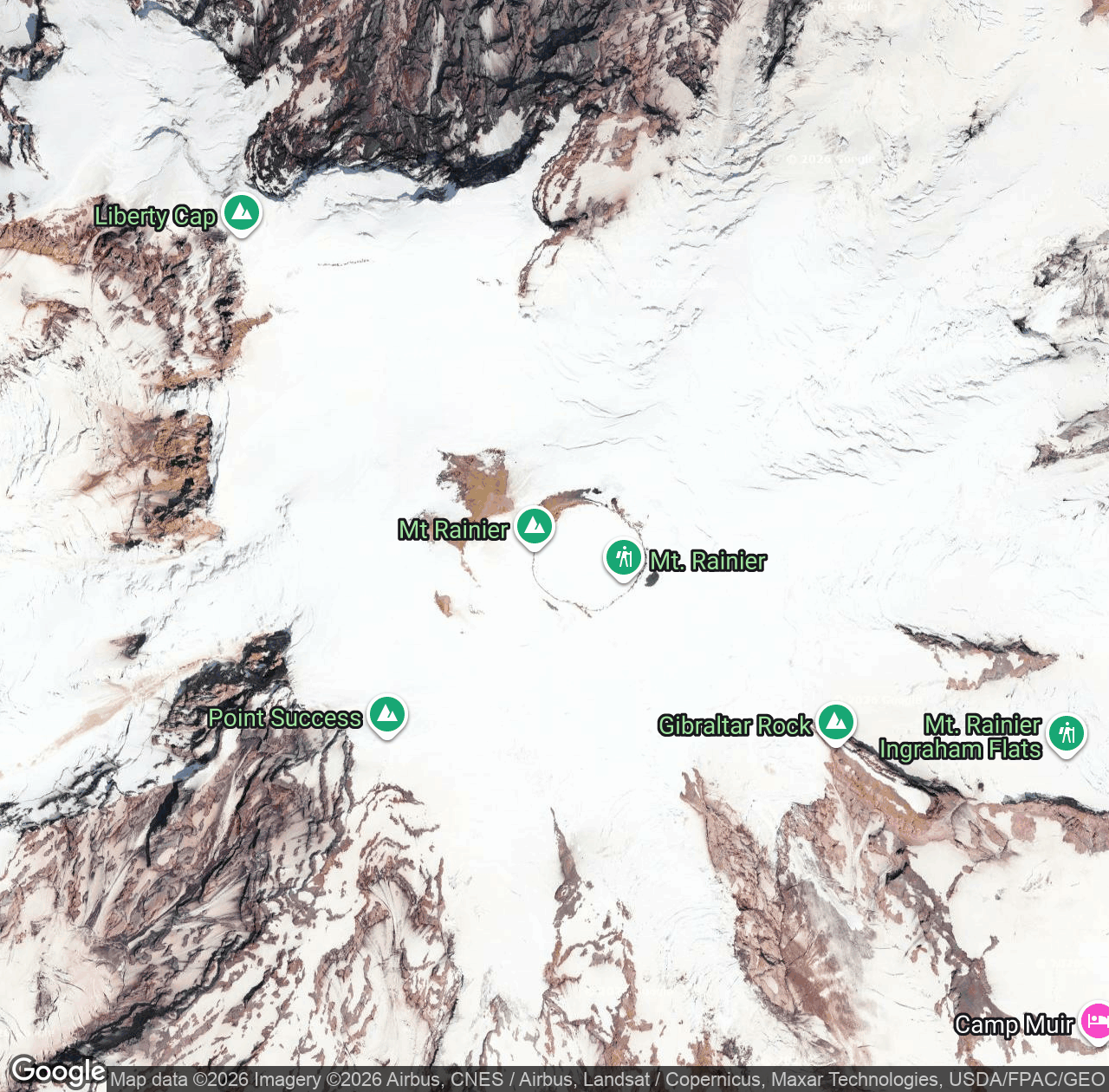 Columbia Crest Glacier