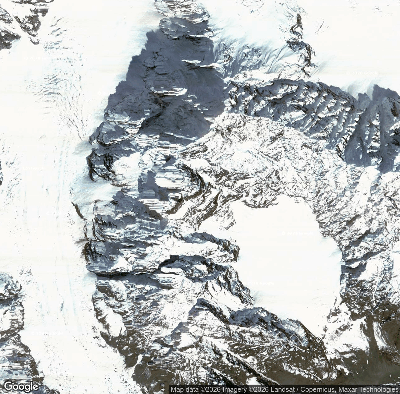 Tokositna Glacier