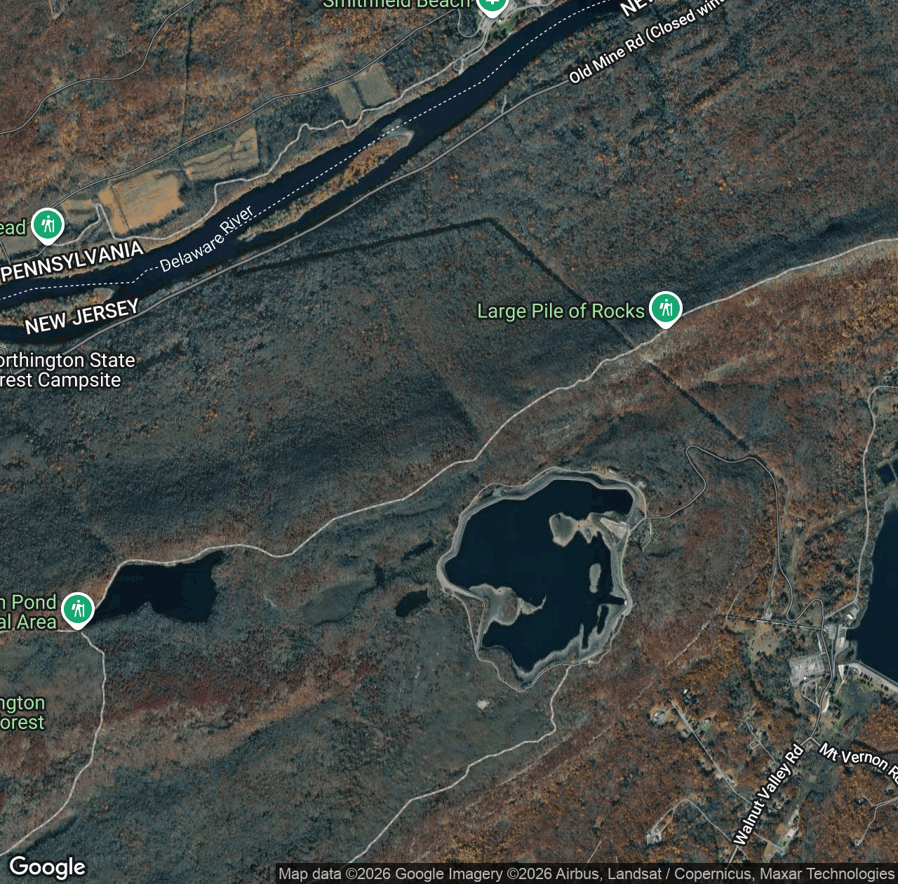 Scenic Overlook - Delaware River and Reservoir