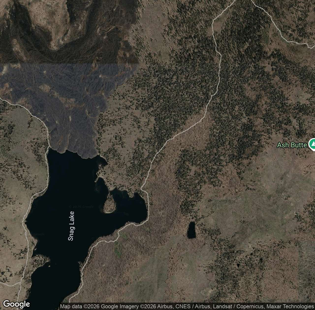 Butte Lake To Snag Lake Trail