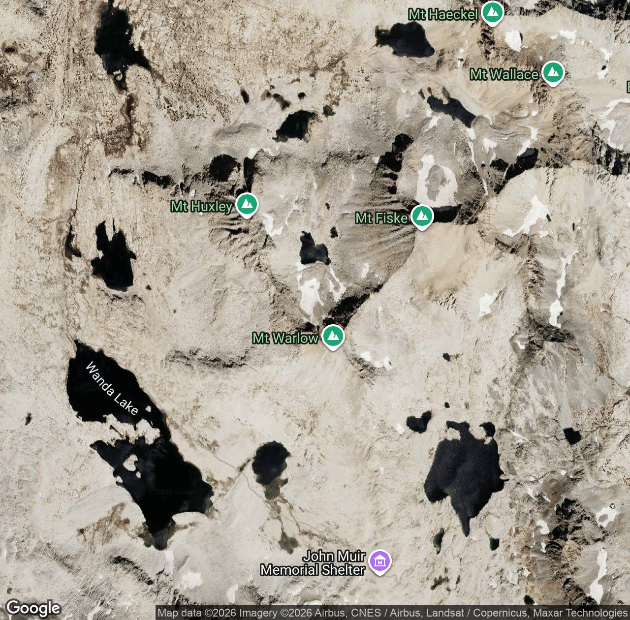 Mount Warlow Glacier
