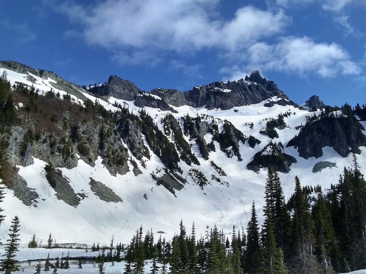 Unicorn Peak climbing route