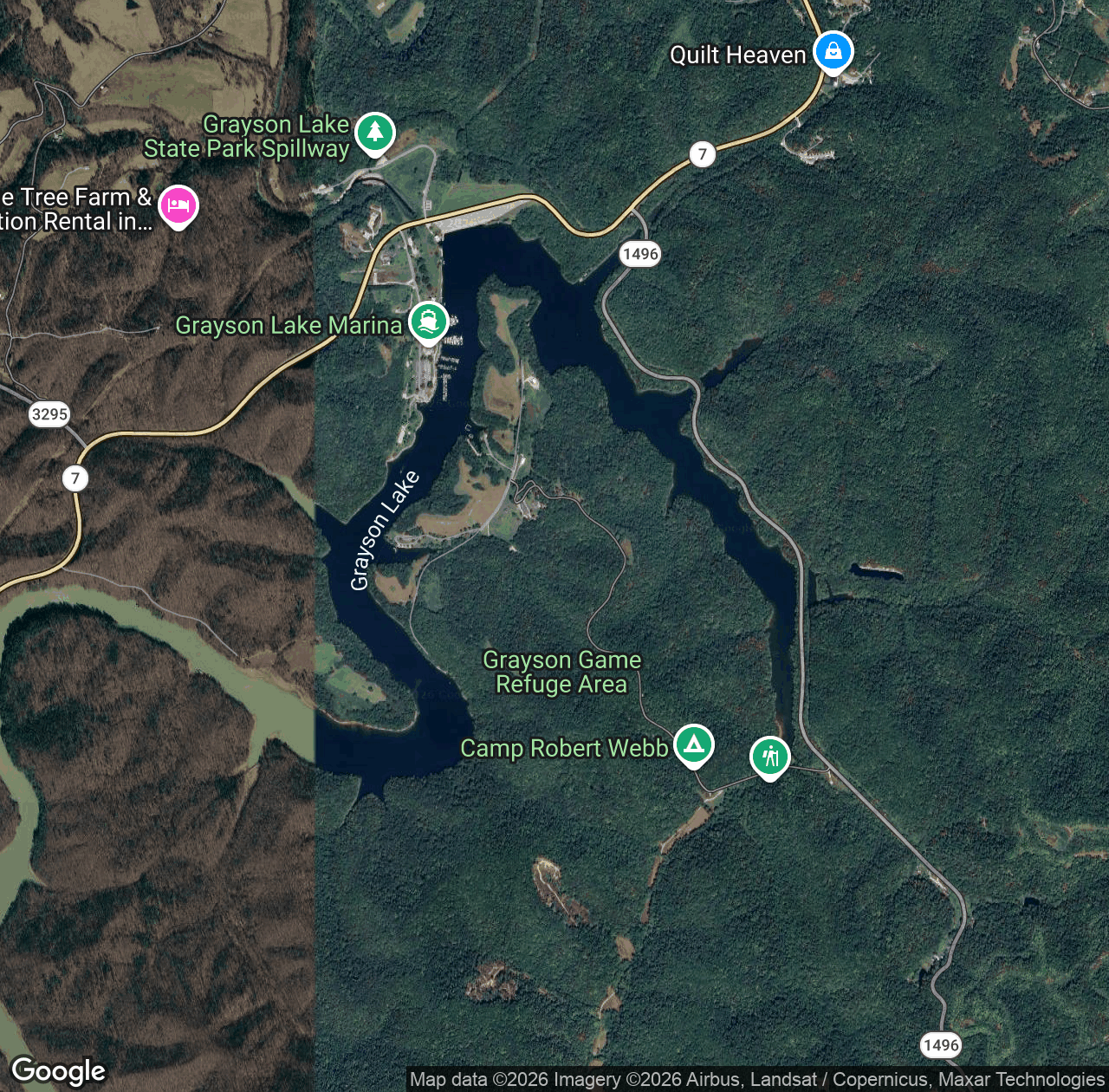 Grayson Game Refuge Area