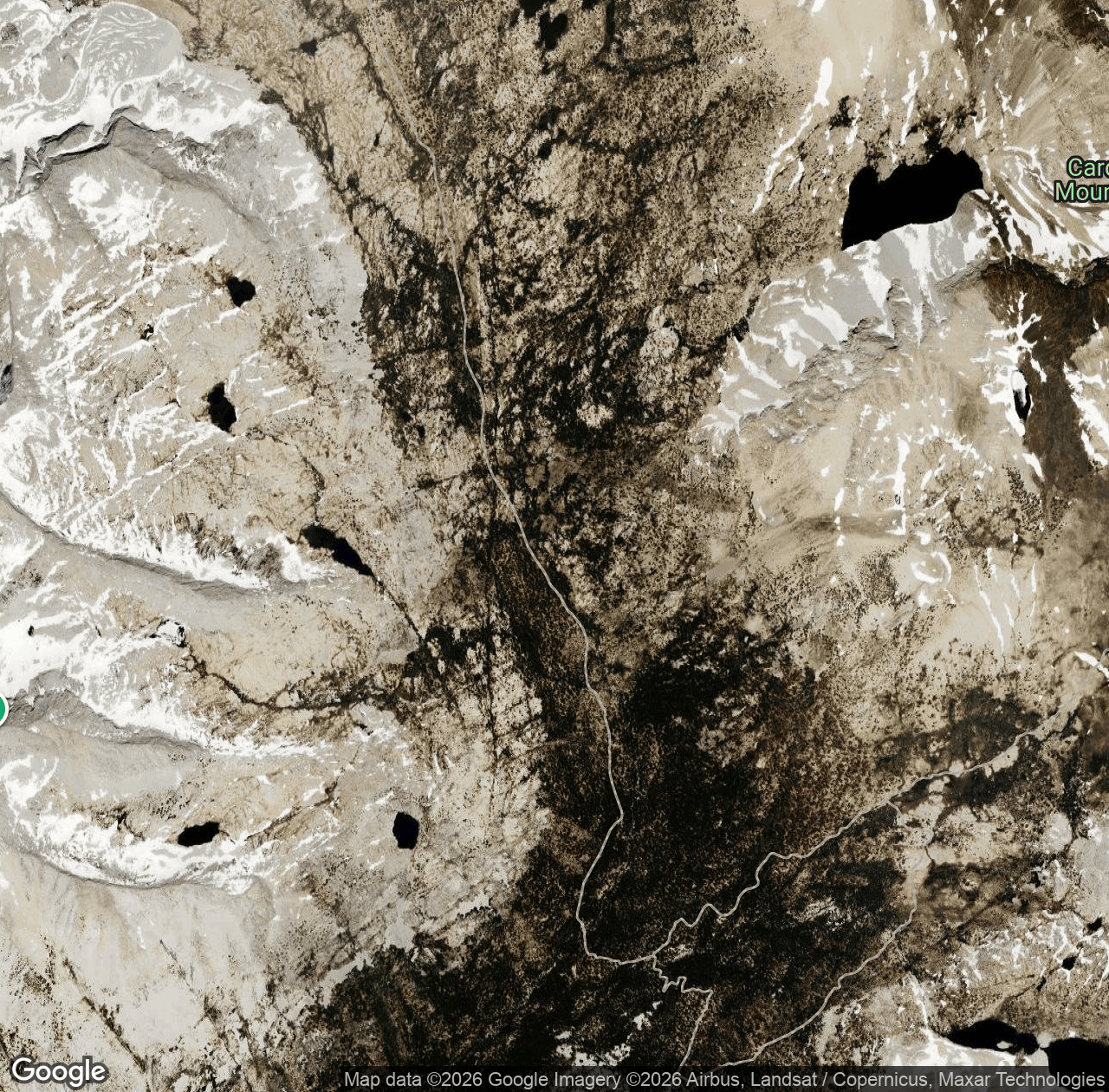 South Fork Kings Alternate Crossing Route
