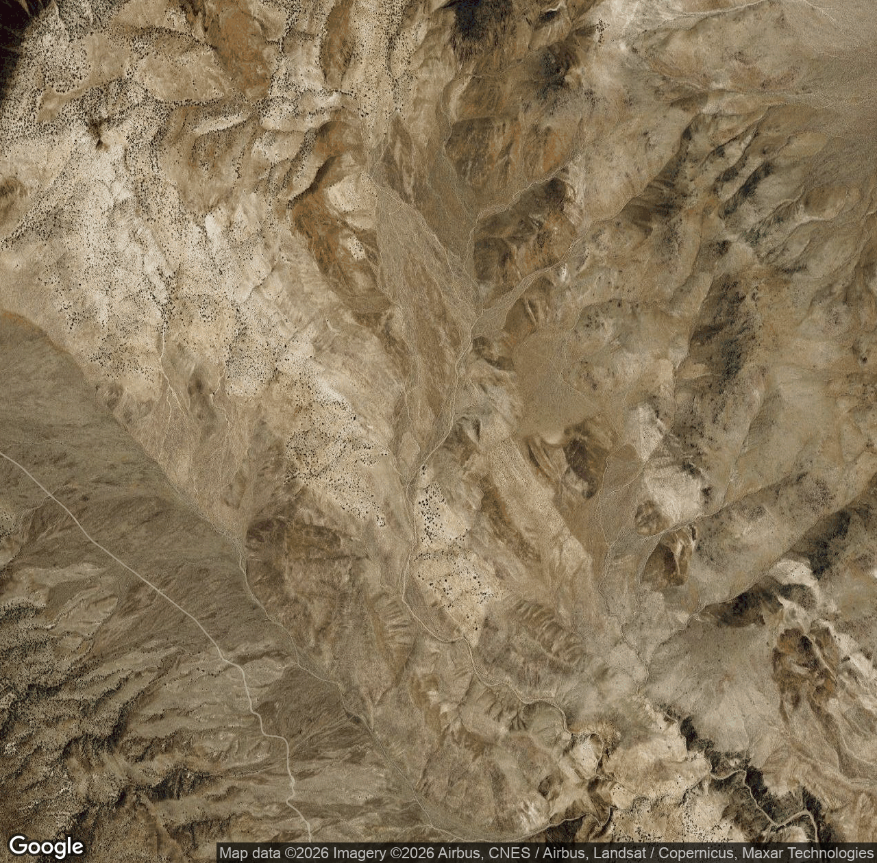 USFS Waucoba Saline Road Access Spurs