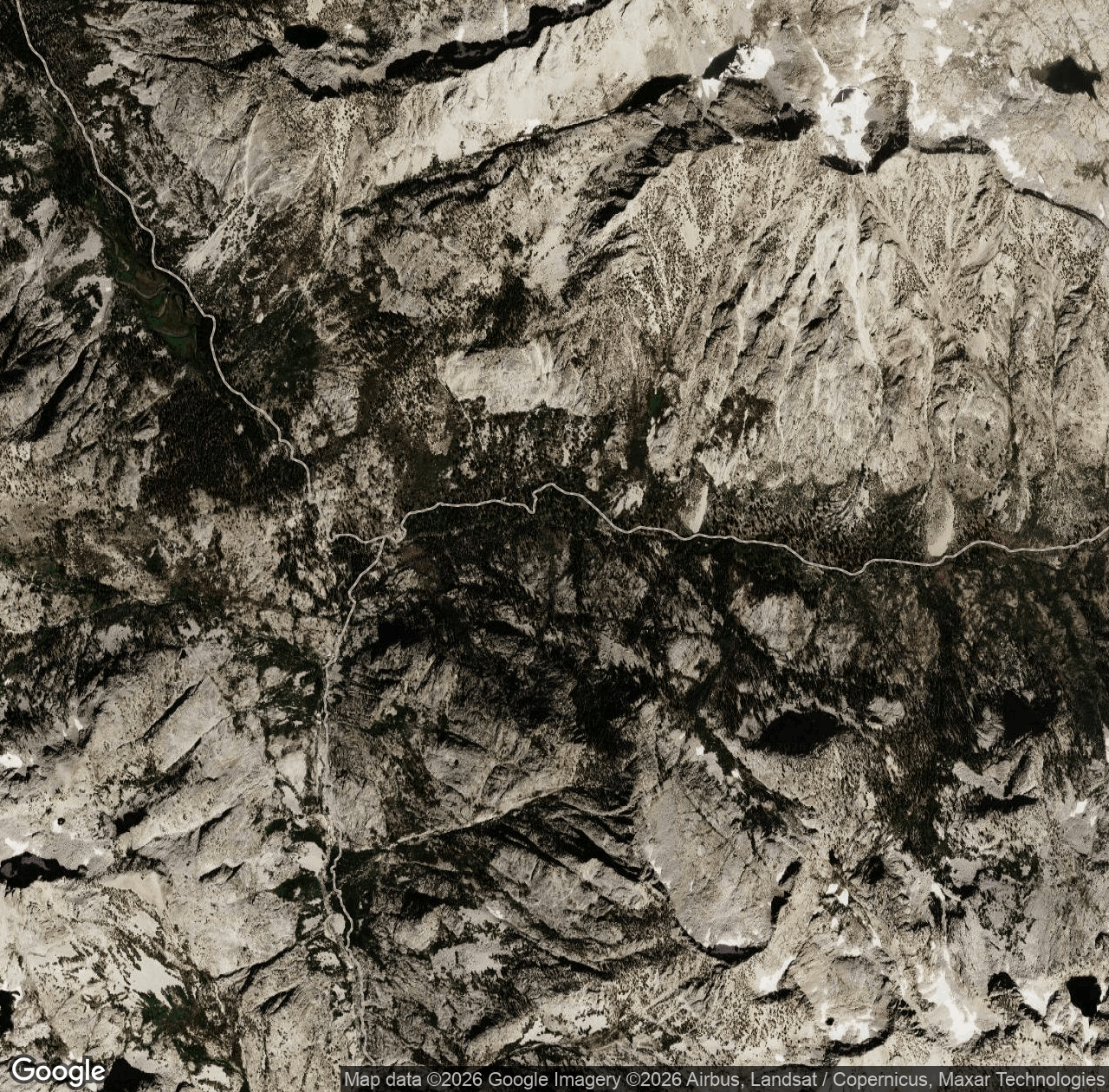 Palisade Creek Alternate Crossing Route